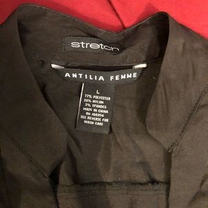 Antilia Femme Casual Short Black Dress